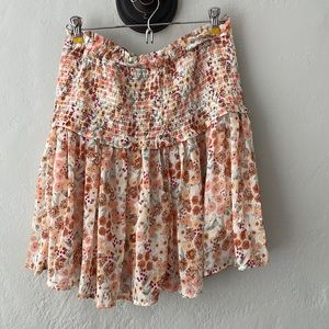 Blue B. Collection floral skirt